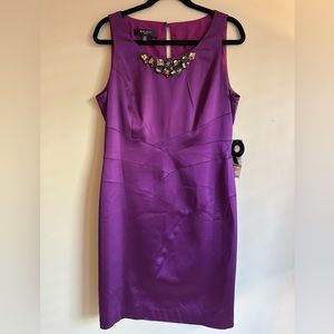 Nine West Hot 9 cocktail dress with jewel neckline NWT, size 14.